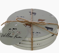 Willow Farms Collection - Mugs, Coasters and Shopping bag